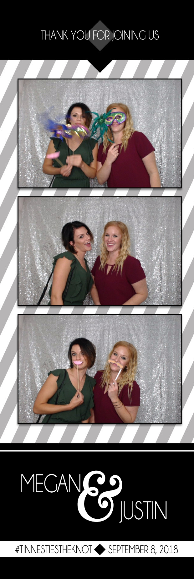 Megan and Justin's Wedding | View more photos from the event at gallery.photoboothbillings.com/u/PhotoBoothBillings/Megan-and-Justins-Wedding